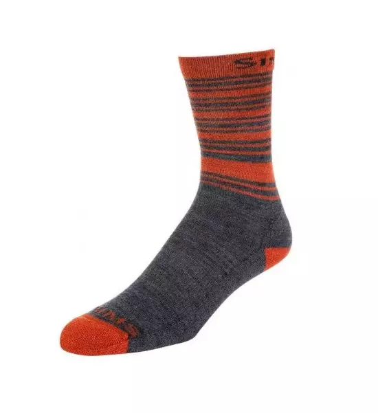 Simms Merino Lightweight Hiker Sock Carbon - Sukat, buffit ja muut - 694264504550 - 1
