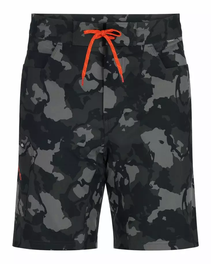 Simms Seamount Board Shorts Regiment Camo Carbon - Housut - 694264606100 - 2
