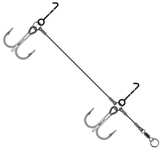 VMC Pike Rig Stinger 1kpl - Haukirigit ja -tarvikkeet - 3359228765060 - 1
