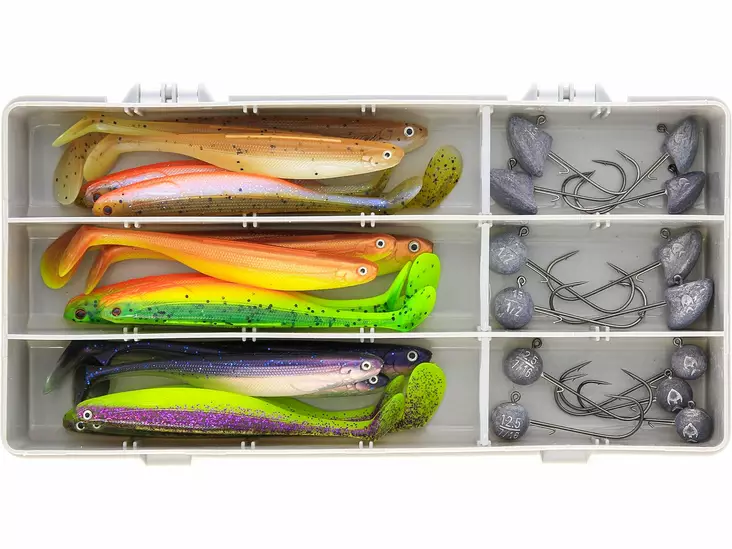 Westin Zander Box Jigging 32kpl - Haarapyrstöiset jigit - 5707549536100 - 1