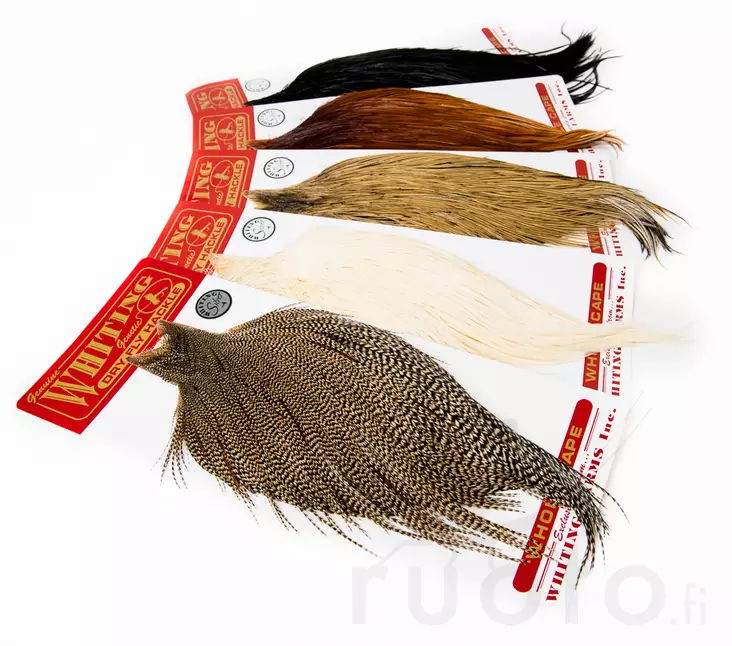 Whiting Dry Fly Cape Silver Grade - Pintaperhoniskat ja -satulat - 403501000020 - 1