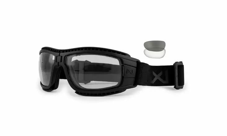 Wiley X WX Lynx Grey & Clear - Matte Black - Ampumalasit - 712316022880 - 1