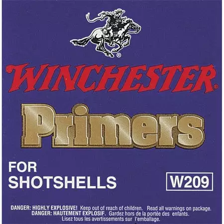 Winchester 209 Shotgun Primer 100pcs - Nallit, patruunoiden lataus - 192110 - 1