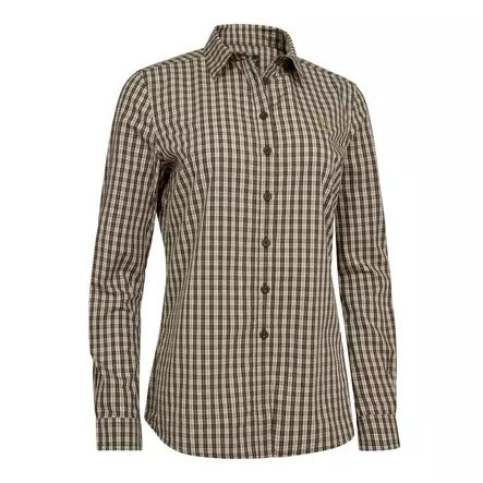 Deerhunter Lady Bridget Shirt Brown Check - Metsästäjän paidat - 5702827251171 - 1