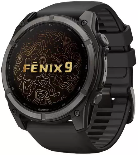 Garmin fenix 9 51mm Carbon Grey DLC Black Silicone - GPS-paikannuslaitteet ja kellot - 010-04763-11 - 1