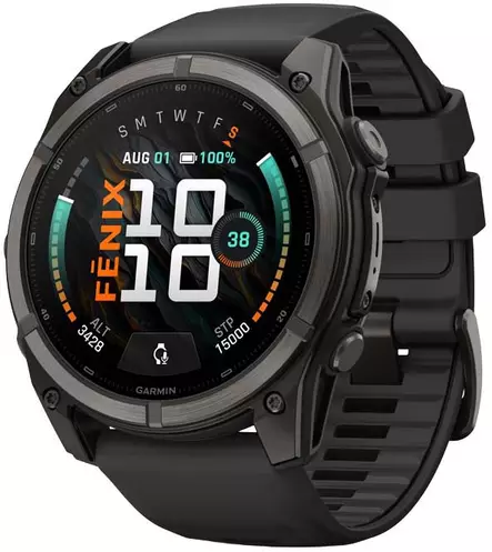 Garmin fenix 9 51mm Carbon Grey DLC Black Silicone - GPS-paikannuslaitteet ja kellot - 010-04763-11 - 2
