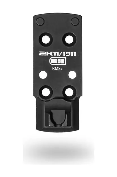 Kimber C&H 2K11/1911 Optic Plate RMSc, Fixed Rear Sight Punapisteenkiinnityslevy K1911 ja 2K11 -  - 900453-52-4200641 - 1