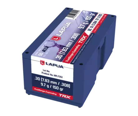 Lapua TRX .30 9,7g 50pcs N585 - .30 luodit - 6418267301251 - 1