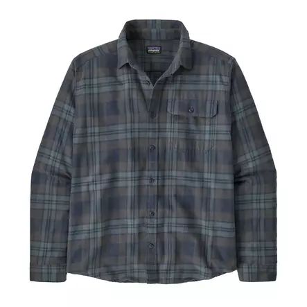 Patagonia Mens LS Lightweight Fjord Flannel Shirt Smolder Blue - Paidat - 198077251491 - 1