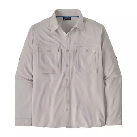 Patagonia Mens Self Guided Sun Shirt Crisp Grey - Paidat - 196924578661 - 1