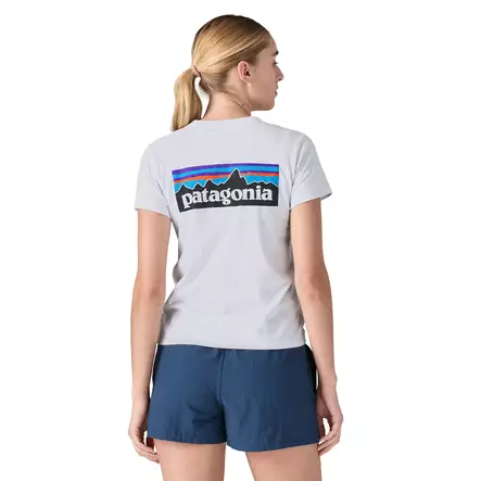 Patagonia W's P-6 Logo Responsibili-Tee White - T-paidat - 194187784331 - 2