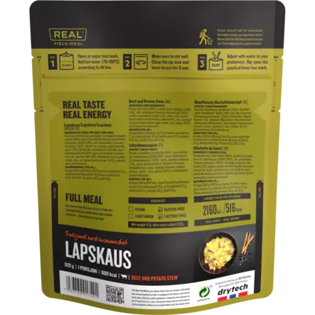 Real Turmat Beef and Potato Stew - Retkiruuat - 7036480017491 - 3