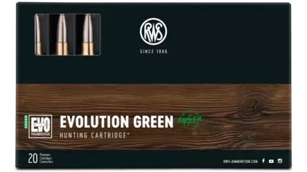 RWS Evolution Green 6,5x68 6,0g 20pcs - Muut kiväärikaliiperit - 4000294188671 - 1