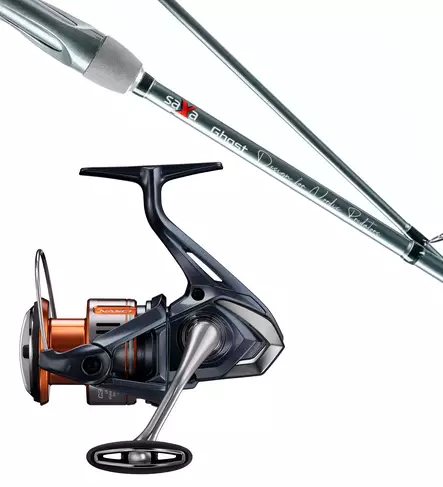 Saxa Ghost 7'1'' 3-15g & Shimano Nasci FD 1000 - Jigisetit ahvenelle ja kuhalle - 6438407012885C1 - 1