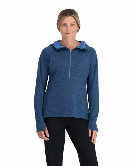 Simms Womens Bugstopper Hoody Sapphire Heather - Hupparit - 694264614891 - 2