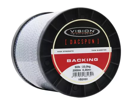Vision DACSPUN 50lb backing Puolattuna Pohjasiiman puolaus - Kalastussiimat ja -perukkeet - 900453-52-6417512831321 - 1