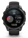 Garmin Fenix 8 - 47 mm AMOLED Sapphire Carbon Gray DLC Titanium with Black/Pebble Gray Silicone - GPS-paikannuslaitteet ja kellot - 010-02904-21 - 6
