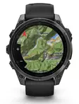 Garmin Fenix 8 - 47 mm AMOLED Sapphire Carbon Gray DLC Titanium with Black/Pebble Gray Silicone - GPS-paikannuslaitteet ja kellot - 010-02904-21 - 2