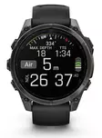 Garmin Fenix 8 - 47 mm AMOLED Sapphire Carbon Gray DLC Titanium with Black/Pebble Gray Silicone - GPS-paikannuslaitteet ja kellot - 010-02904-21 - 5