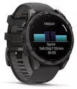 Garmin Fenix 8 - 47 mm AMOLED Sapphire Carbon Gray DLC Titanium with Black/Pebble Gray Silicone - GPS-paikannuslaitteet ja kellot - 010-02904-21 - 10