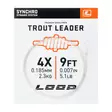 Loop Synchro 9' Trout Leader - Nylonkartioperukkeet - 827142057941 - 6
