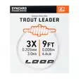Loop Synchro 9' Trout Leader - Nylonkartioperukkeet - 827142057941 - 4