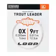 Loop Synchro 9' Trout Leader - Nylonkartioperukkeet - 827142057941 - 1