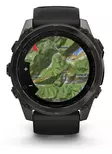 Garmin Fenix 8 - 51 mm AMOLED Sapphire, Carbon grey DLC with Black/pebble grey silicone band - GPS-paikannuslaitteet ja kellot - 010-02905-21 - 2
