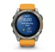 Garmin Fenix 8 - 51 mm AMOLED Sapphire, Titanium with Spark orange graphite silicone band - GPS-paikannuslaitteet ja kellot - 010-02905-11 - 3
