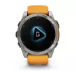 Garmin Fenix 8 - 51 mm AMOLED Sapphire, Titanium with Spark orange graphite silicone band - GPS-paikannuslaitteet ja kellot - 010-02905-11 - 5