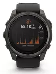 Garmin Fenix 8 - 51 mm Solar Sapphire Carbon Gray DLC Titanium with Black/Pebble Gray Silicone - GPS-paikannuslaitteet ja kellot - 010-02907-11 - 3