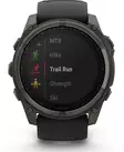 Garmin Fenix 8 - 51 mm Solar Sapphire Carbon Gray DLC Titanium with Black/Pebble Gray Silicone - GPS-paikannuslaitteet ja kellot - 010-02907-11 - 7