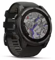 Garmin Fenix 8 - 51 mm Solar Sapphire Carbon Gray DLC Titanium with Black/Pebble Gray Silicone - GPS-paikannuslaitteet ja kellot - 010-02907-11 - 2