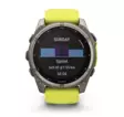Garmin Fenix 8 - 51 mm Solar Sapphire Titanium with Amp yellow graphite silicone band - GPS-paikannuslaitteet ja kellot - 010-02907-21 - 4