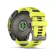 Garmin Fenix 8 - 51 mm Solar Sapphire Titanium with Amp yellow graphite silicone band - GPS-paikannuslaitteet ja kellot - 010-02907-21 - 12