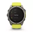 Garmin Fenix 8 - 51 mm Solar Sapphire Titanium with Amp yellow graphite silicone band - GPS-paikannuslaitteet ja kellot - 010-02907-21 - 7
