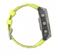 Garmin Fenix 8 - 51 mm Solar Sapphire Titanium with Amp yellow graphite silicone band - GPS-paikannuslaitteet ja kellot - 010-02907-21 - 5