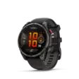Garmin Fenix 8 Pro LTE - 47 mm Sapphire Carbon Gray DLC Titanium with Black Silicone - GPS-paikannuslaitteet ja kellot - 010-03198-01 - 1