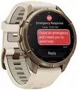 Garmin Fenix 9 Pro inReach 43mm Autumn Gold Titanium with Cream/French Grey - GPS-paikannuslaitteet ja kellot - 010-04335-21 - 2