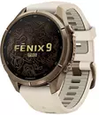 Garmin Fenix 9 Pro inReach 43mm Autumn Gold Titanium with Cream/French Grey - GPS-paikannuslaitteet ja kellot - 010-04335-21 - 1