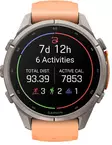 Garmin Fenix 9 Pro inReach 43mm Titanium with Shell Pink/Autumn Orange - GPS-paikannuslaitteet ja kellot - 010-04335-01 - 3