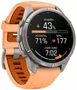Garmin Fenix 9 Pro inReach 43mm Titanium with Shell Pink/Autumn Orange - GPS-paikannuslaitteet ja kellot - 010-04335-01 - 1
