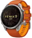Garmin Fenix 9 Pro inReach 47mm Titanium with Autumn Orange/Spark Orange - GPS-paikannuslaitteet ja kellot - 010-04336-01 - 1
