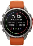 Garmin Fenix 9 Pro inReach 47mm Titanium with Autumn Orange/Spark Orange - GPS-paikannuslaitteet ja kellot - 010-04336-01 - 6
