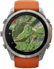 Garmin Fenix 9 Pro inReach 47mm Titanium with Autumn Orange/Spark Orange - GPS-paikannuslaitteet ja kellot - 010-04337-01 - 3