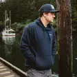 Grundens Logo Boat Hoodie Dark Navy - Hupparit - 0840316314091 - 5