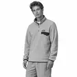 Patagonia M´s Lightweight Synch Snap-T Pullover Oatmeal Heather w/New Navy - Fleecepaidat - 199346618441 - 2