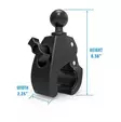 RAM Tough-Claw Large Clamp Ball Base - RAM Mounts, C-koko - 793442944161 - 2