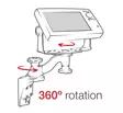 RAM Vertical 6" Swing Arm Mount - RAM Mounts, C-koko - 793442934391 - 4