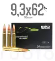 Sako Powerhead Blade 9,3x62 14,9g 20pcs - Patruunat 9,3 x 62 - 6438053155141 - 1